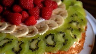 Photo of Вафельный торт с фруктами